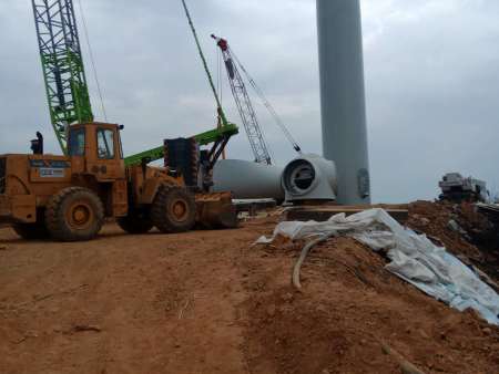 湖南株洲贺家桥50兆瓦风电场风机及箱变安装工程17 湖南株洲贺家桥50兆瓦风电场风机及箱变安装工程17