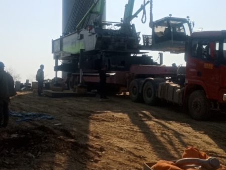 湖南株洲贺家桥50兆瓦风电场风机及箱变安装工程15 湖南株洲贺家桥50兆瓦风电场风机及箱变安装工程15