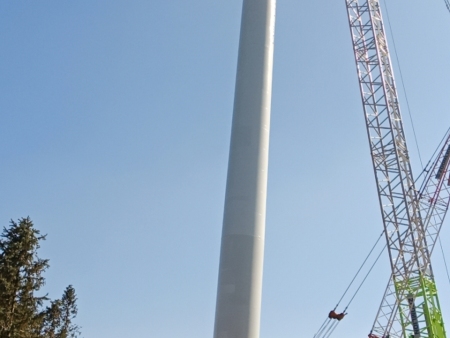 湖南株洲贺家桥50兆瓦风电场风机及箱变安装工程9 湖南株洲贺家桥50兆瓦风电场风机及箱变安装工程9