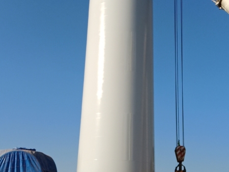 湖南株洲贺家桥50兆瓦风电场风机及箱变安装工程7 湖南株洲贺家桥50兆瓦风电场风机及箱变安装工程7