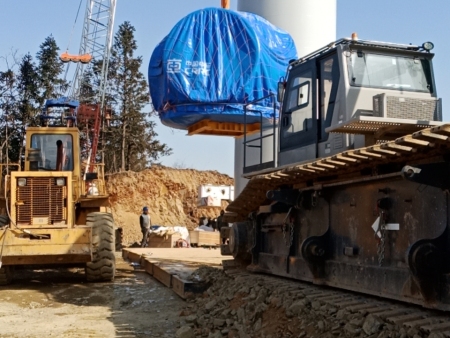 湖南株洲贺家桥50兆瓦风电场风机及箱变安装工程16 湖南株洲贺家桥50兆瓦风电场风机及箱变安装工程16