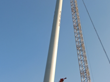 湖南株洲贺家桥50兆瓦风电场风机及箱变安装工程11 湖南株洲贺家桥50兆瓦风电场风机及箱变安装工程11