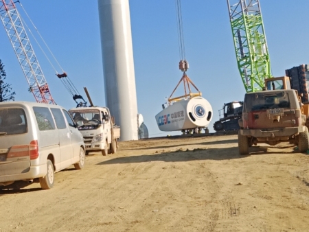 湖南株洲贺家桥50兆瓦风电场风机及箱变安装工程13 湖南株洲贺家桥50兆瓦风电场风机及箱变安装工程13