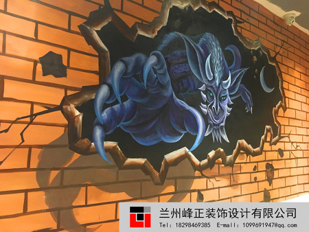 峰正装饰——墙体彩绘中的“形”与“色”