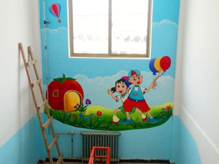 兰州幼儿园墙绘