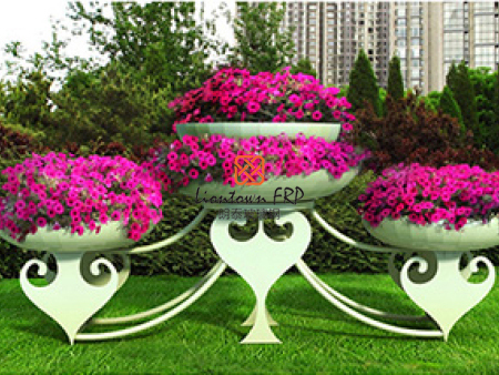 玻璃鋼立體花盆