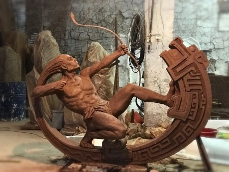 夢里巴國不銹鋼雕塑