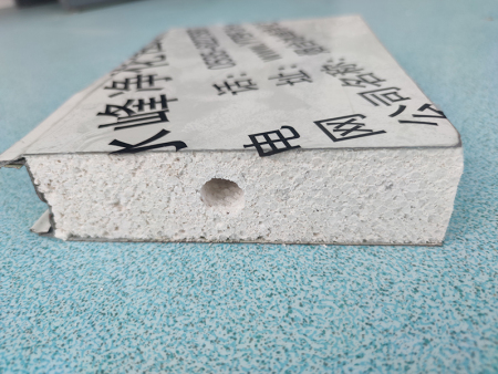 轻烧粉穿线孔净化板