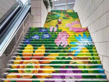 甘肃楼梯彩绘