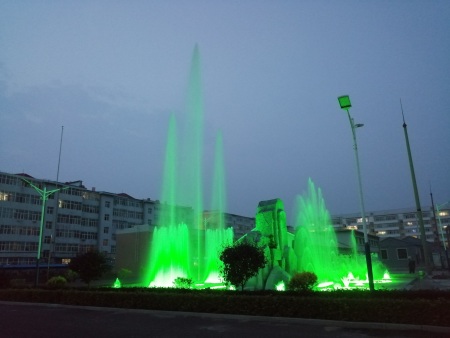 建三江电厂喷泉工程