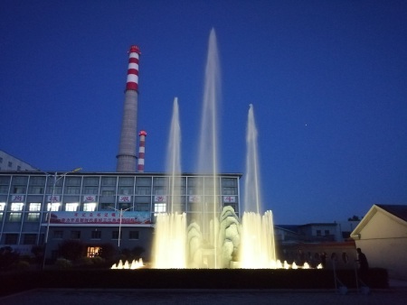 建三江电厂喷泉工程