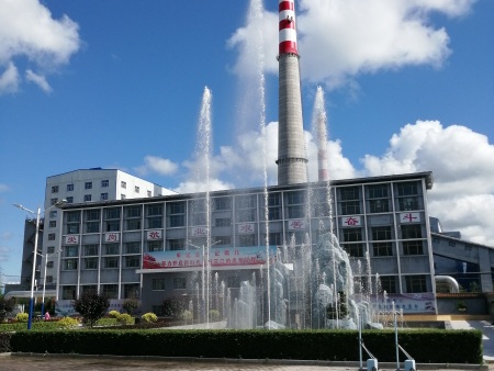 建三江电厂喷泉工程