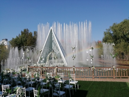 大庆吉祥凯悦酒店主题婚礼喷泉