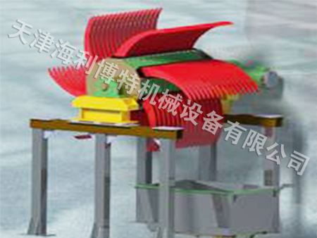 旋转钩齿式除杂物机