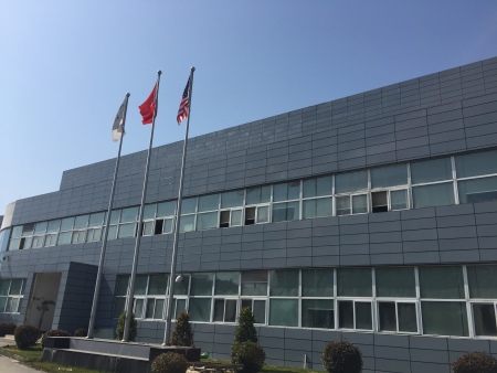 无机预涂板工程案例——美国富兰克林胶黏剂厂房