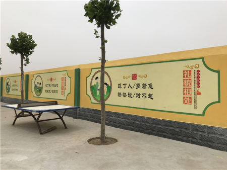 滑县焦虎镇小学文化墙彩绘