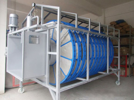 扇形濾布使用現(xiàn)場