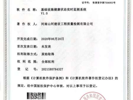基础设施健康状态实时监测系统