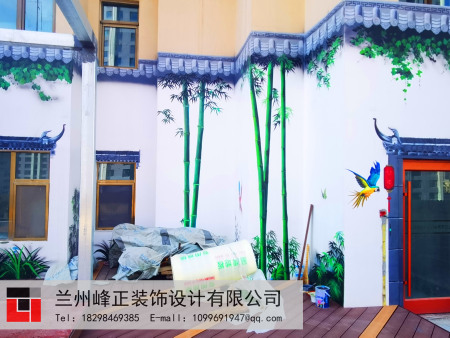 甘肃墙体彩绘