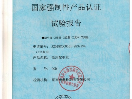 20GGD试验报告封皮