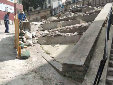 环翠楼街道同德社区老旧小区改造