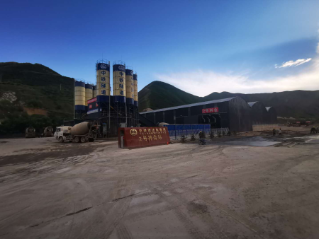 古浪縣移民點溫室大棚熱風爐供暖項目，中鐵隧道局拌合站熱風爐供暖項目1