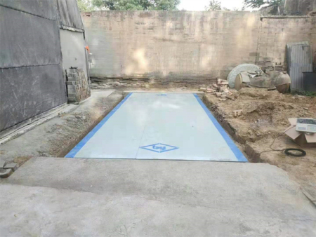 汽车衡安装现场