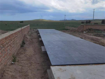 汽车衡安装现场