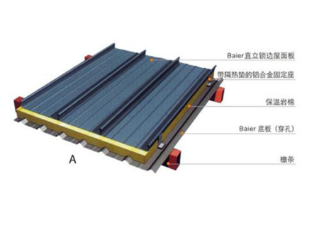 直立锁边铝镁锰屋面板 金属屋面系统