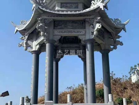 石雕凉亭