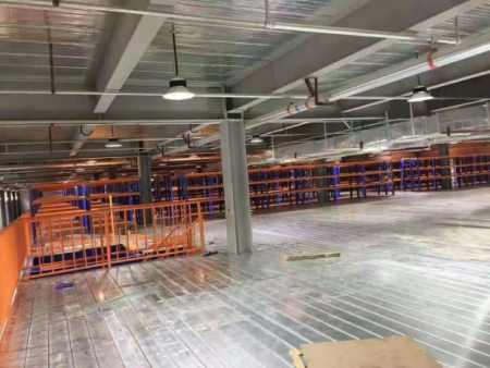 合肥市机械公司阁楼钢平台安装调试完工