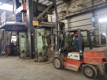 径向挤压排水管生产