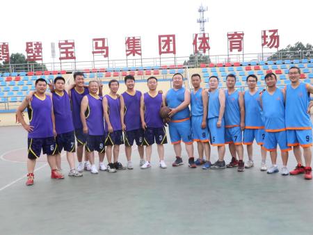 秋季运动会-蓝球赛决赛合影