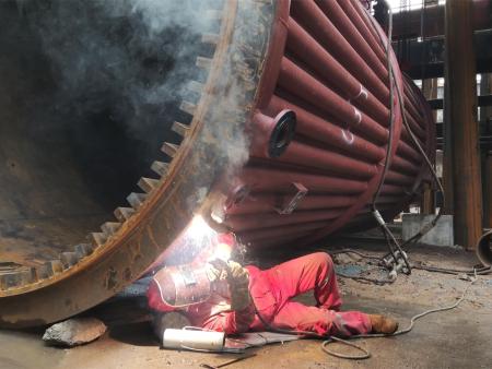 气化炉改造焊接