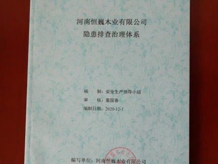 隐患排查治理体系