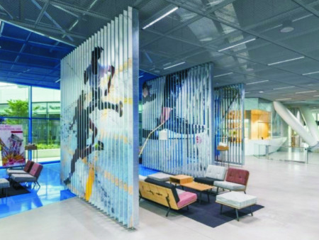 高级感国外精美文化墙案例