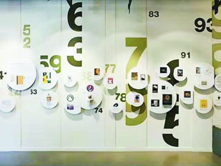 高级感国外文化墙欣赏