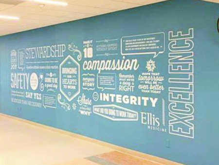 国外文化墙案例