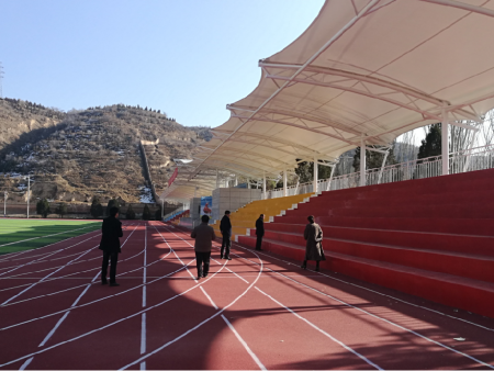 定西中学主席台膜结构工程