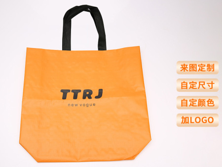 新款无纺布袋 PE手提袋服装美妆店袋子购物袋加印logo定制批发