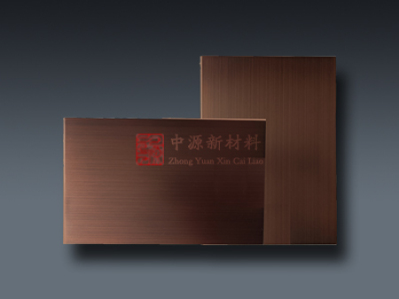 仿铜拉丝铝板