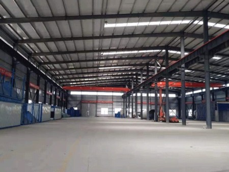 行星环保厂房一角