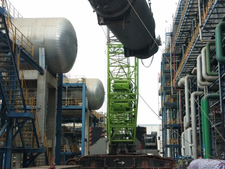 惠安中化检修400T履带吊 惠安中化检修400T履带吊