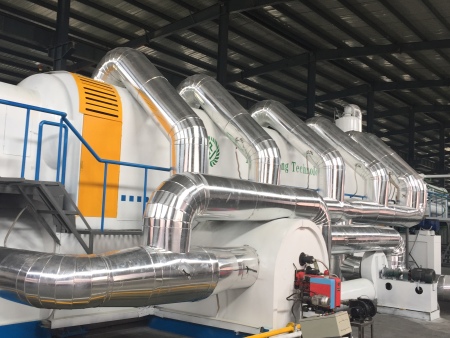 Continuous cracking equipment