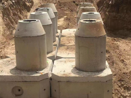 钢筋砼化粪池施工现场 -4