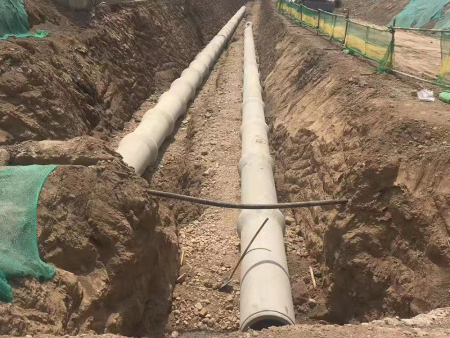 钢筋砼管施工现场-5