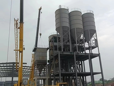 砂浆生产线安装