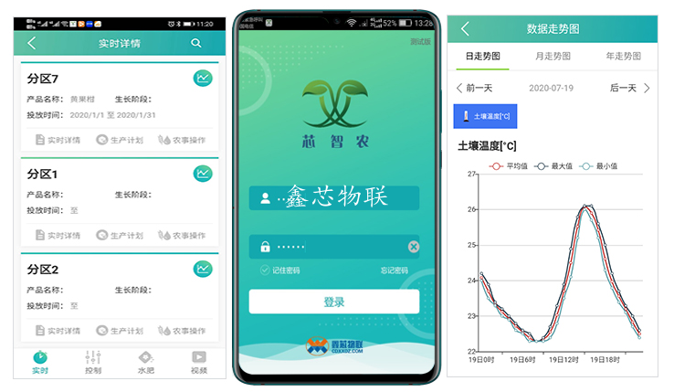 成都鑫芯電子科技有限公司智慧農(nóng)業(yè)管理平臺2020年移動APP應(yīng)用