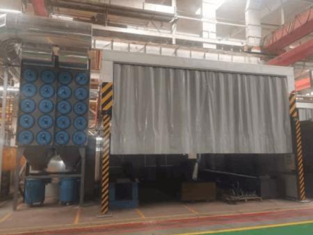 山推推土機(jī)事業(yè)部伸縮房式焊煙除塵 山推推土機(jī)事業(yè)部伸縮房式焊煙除塵