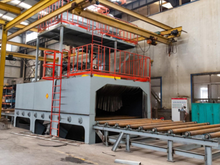 山東英軒重工WSQ6932軌道通過式拋丸機(jī) 山東英軒重工WSQ6932軌道通過式拋丸機(jī)